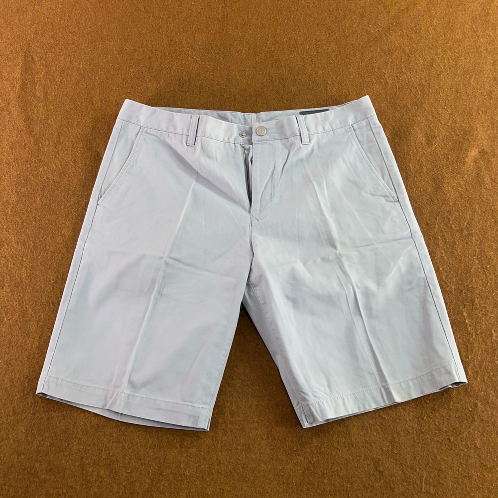 Bonobos Mens 36 Light Blue Cotton Chino Casual Shorts *Flaw